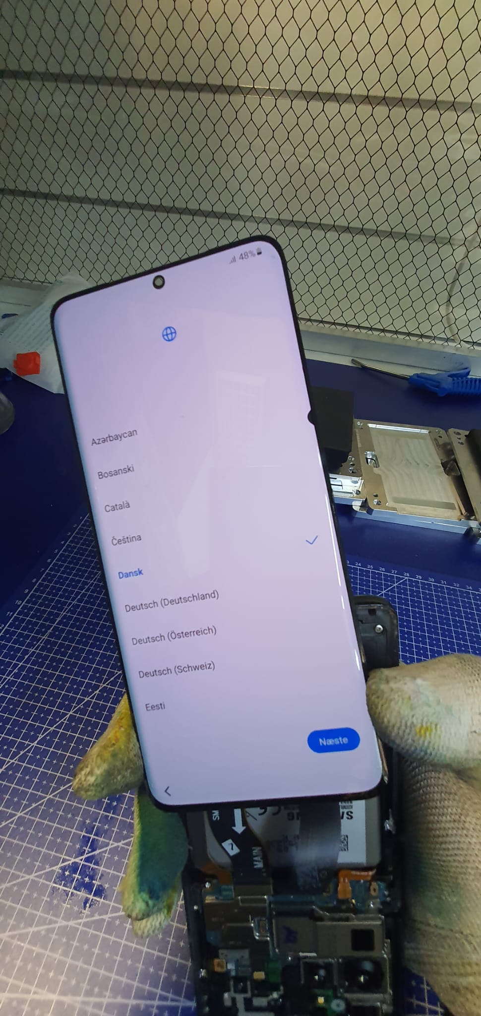 Samsung Galaxy S20 Ultra LCD+Touch Original (S greškom na rubu)